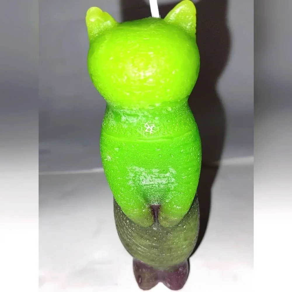 Hand crafted limited edition tall catcandle from our Cat Lady candle collection